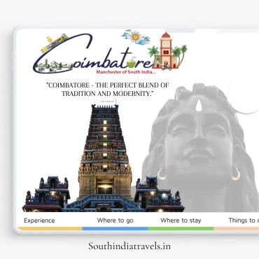Southindia Tours and Travels providing you Tour Packages in Coimbatore. Southindia Tours and Travels providing you Tour Packages in Coimbatore.